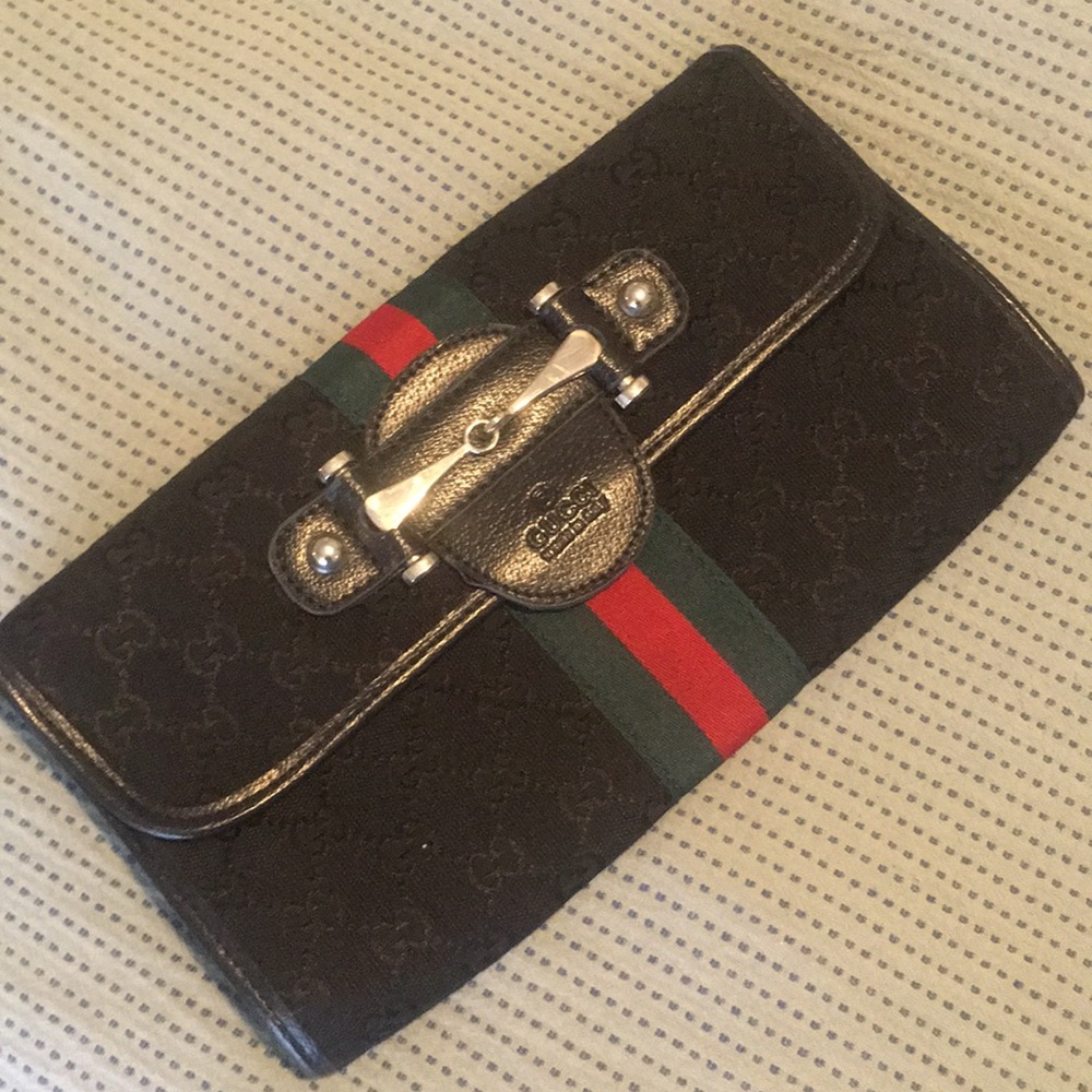 NOT authentic fashion clutch